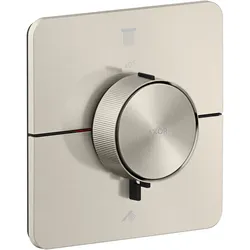 hansgrohe AXOR ShowerSelect ID Thermostat, Unterputz, softsquare, 2 Verbraucher, 36754800, Farbe: Edelstahl-Optik
