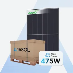Jinko Tiger Neo 3 48QL6-DV Solarmodul 475 W Glas-Glas Black Frame – Palette (37 Stück)