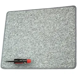 Pro Car Heizteppich 12 V 40 x 80 cm silber