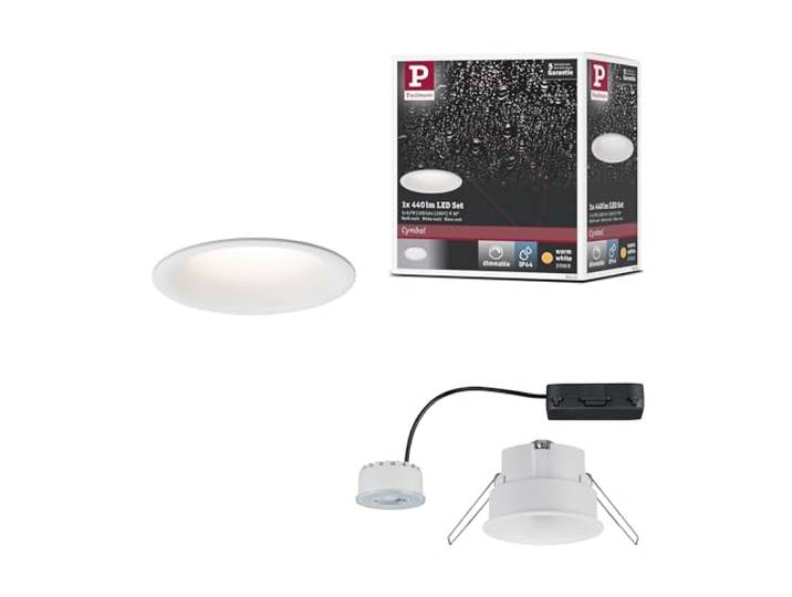 Paulmann 93416 Einbauleuchte LED Cymbal 1x6,8W Weiß matt blendfrei dimmbar