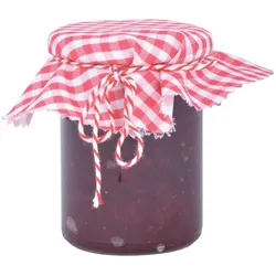 Esschert Design Marmeladenglas Cover, Einmachgläser, Rot