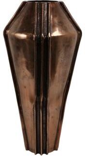 Sagebrook Home Metal Vase Decorative Accent Piece Modern Design for Home Office Decor