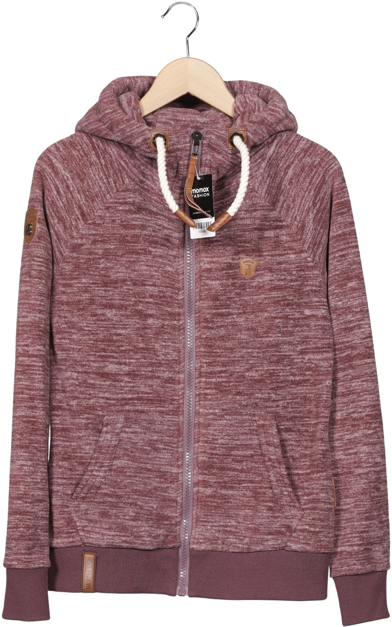 Naketano Damen Kapuzenpullover, Bordeaux, Gr. M, Synthetik - Second Hand