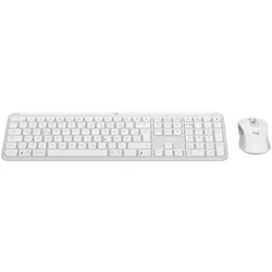 Keyboard & Mouse Logitech Wireless Combo MK950 slim white (DE) (920-012484)