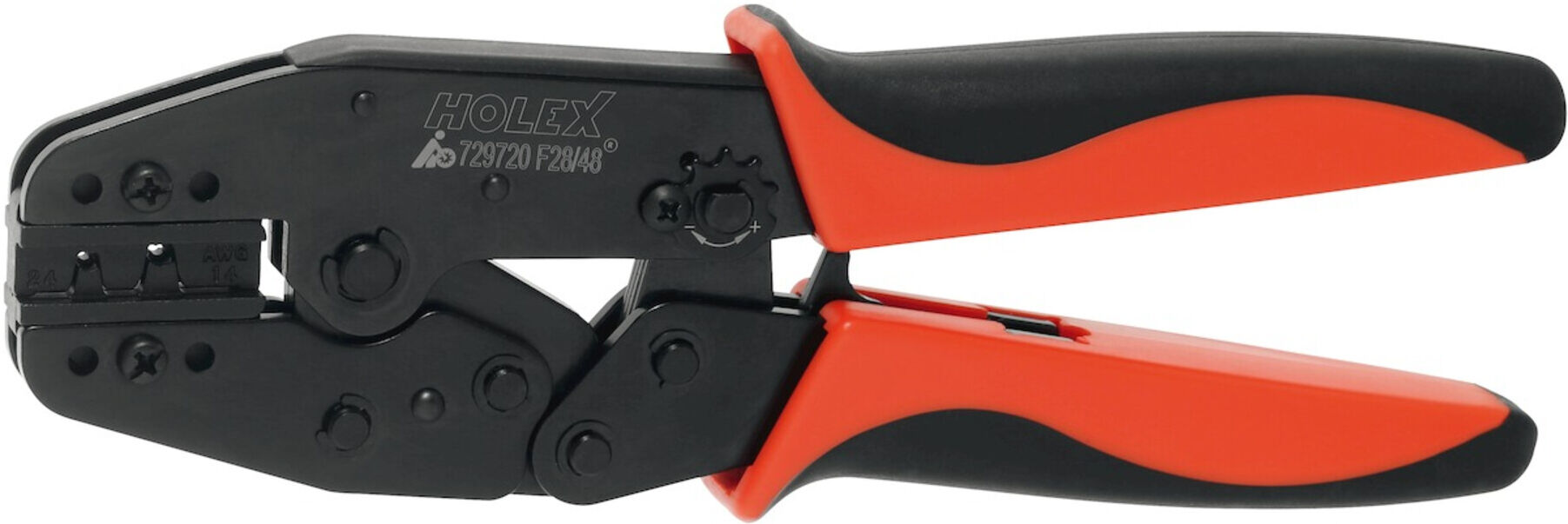 HOLEX Crimpzange für Flachstecker F28/48 (729720 F28/48)