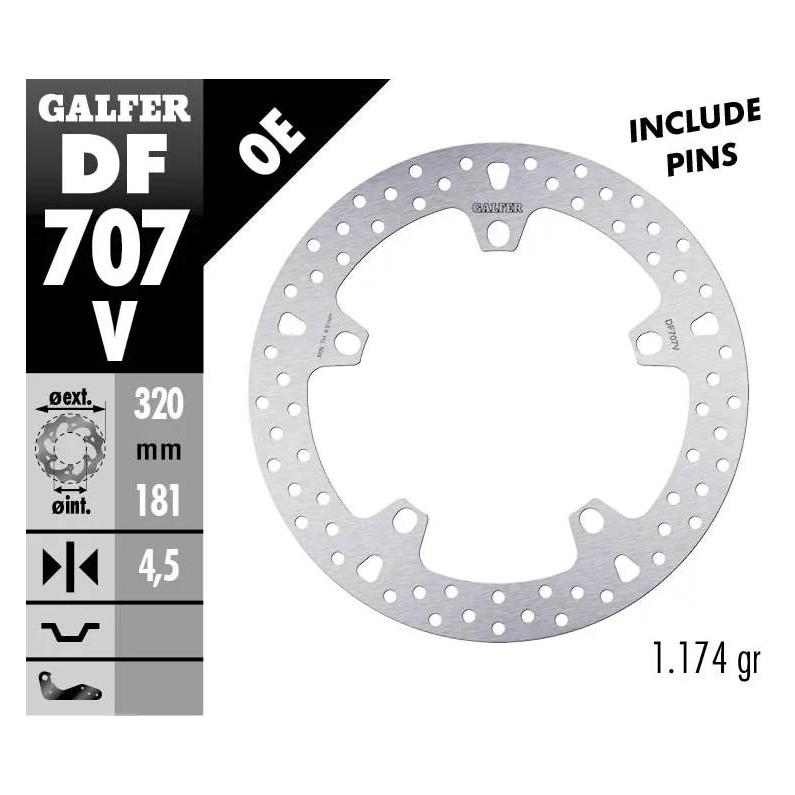 Galfer Bike avant BMW IDEM 168B407D7 (320 mm) (DF707V)