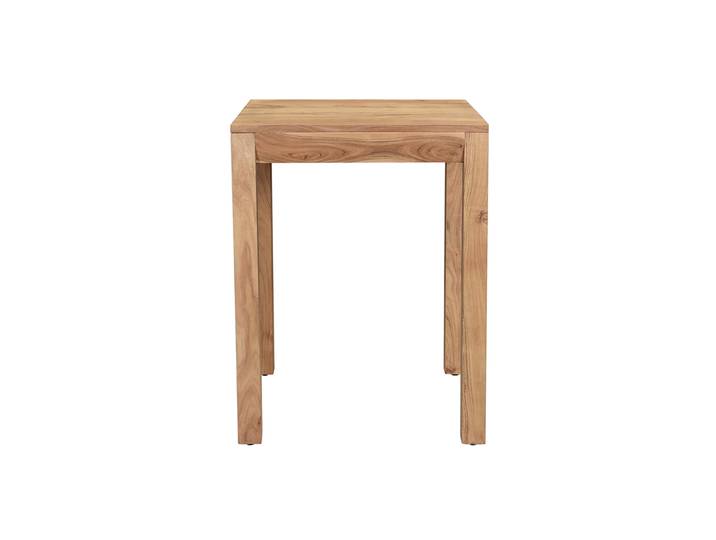 Table de bar haute extensible carrée en bois massif L80-135 cm BALTO