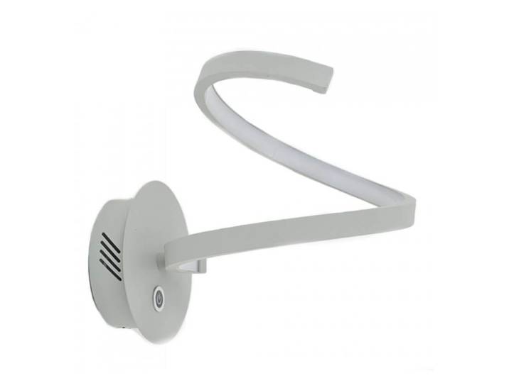 Applique en aluminium blanc 28 cm