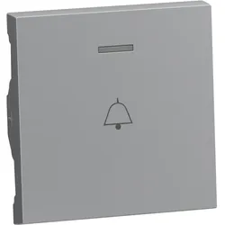 Legrand 765215 SEANO Wippe beleuchtet mit Symbol Klingel Farbausführung Aluminium