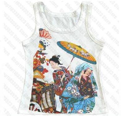 Inspire Select Harajuku Gothic Y2K Graphic Crop Tank Top Vintage Grunge Streetwear Vest For Women white 4