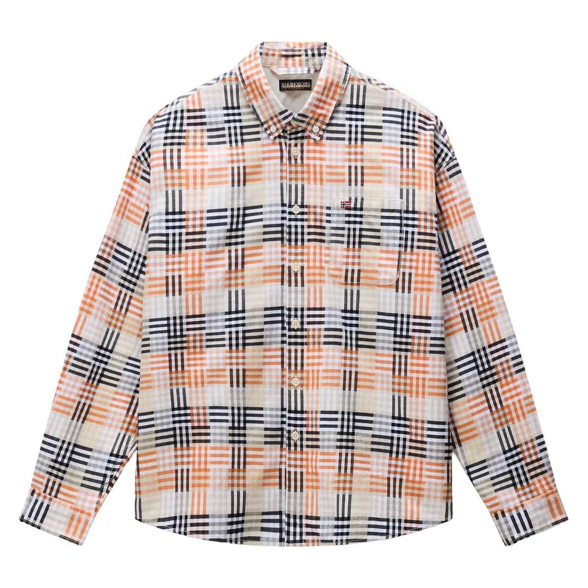 Napapijri Glove-eos LS Flannel check chz (CHZ) L NP0A8BJPCHZ1004