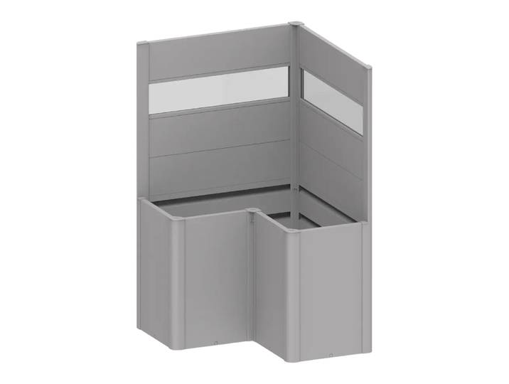 Sichtschutz Belvedere, Biohort, silber, Metall
