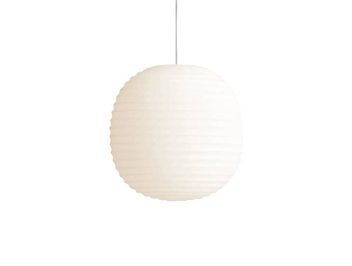 New Works Suspension Lantern small Frosted white opal glass