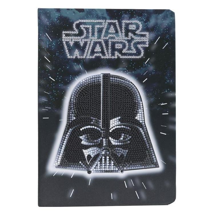 Craft Buddy Darth Vader, Crystal Art Notizbuch 18x26cm (CANJ-SWS602)