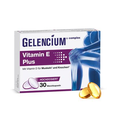 Gelencium Vitamin E Plus hochdos.m.Vit.D Weichkps. 30 St Weichkapseln