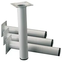 Alfer Element System Möbelfuß weiß 30mm H.600mm Platte