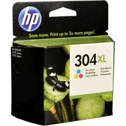 HP Tinte N9K07AE 304XL CMY