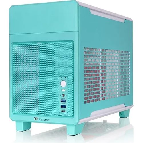 Thermaltake TR100 Mint Strawberry ITX Tower ohne Netzteil türkis