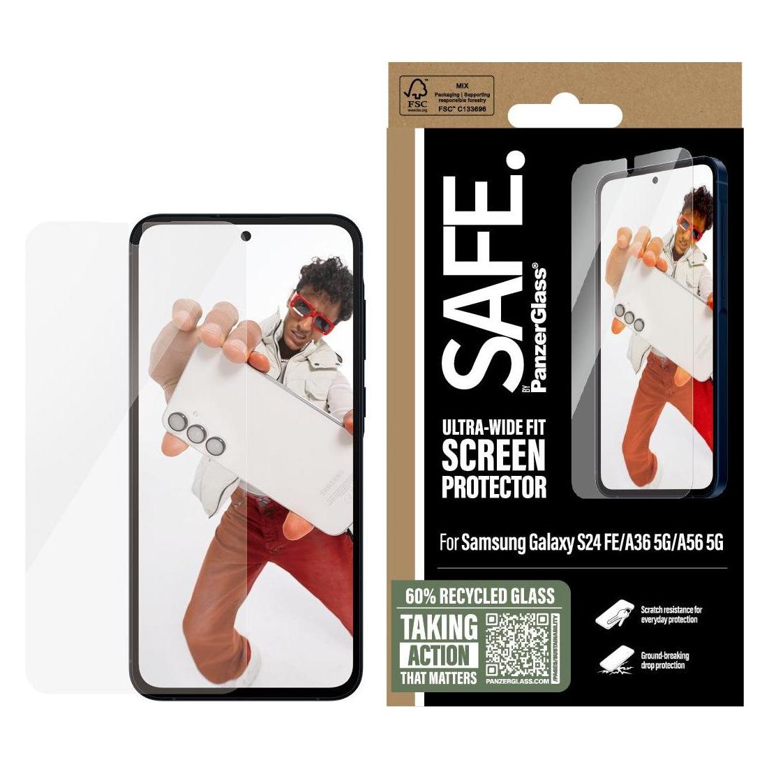PanzerGlass Safe. (1 Stk., Samsung Galaxy A56 5G) (SARNUWFG38495)