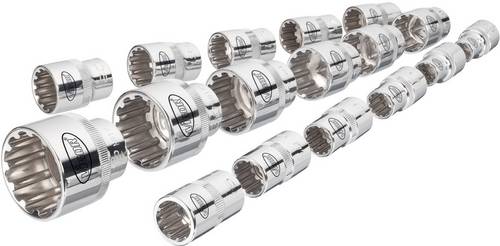 Vigor Steckschlüsseleinsatz-Set 1/2 (12.5 mm) 17teilig V1898