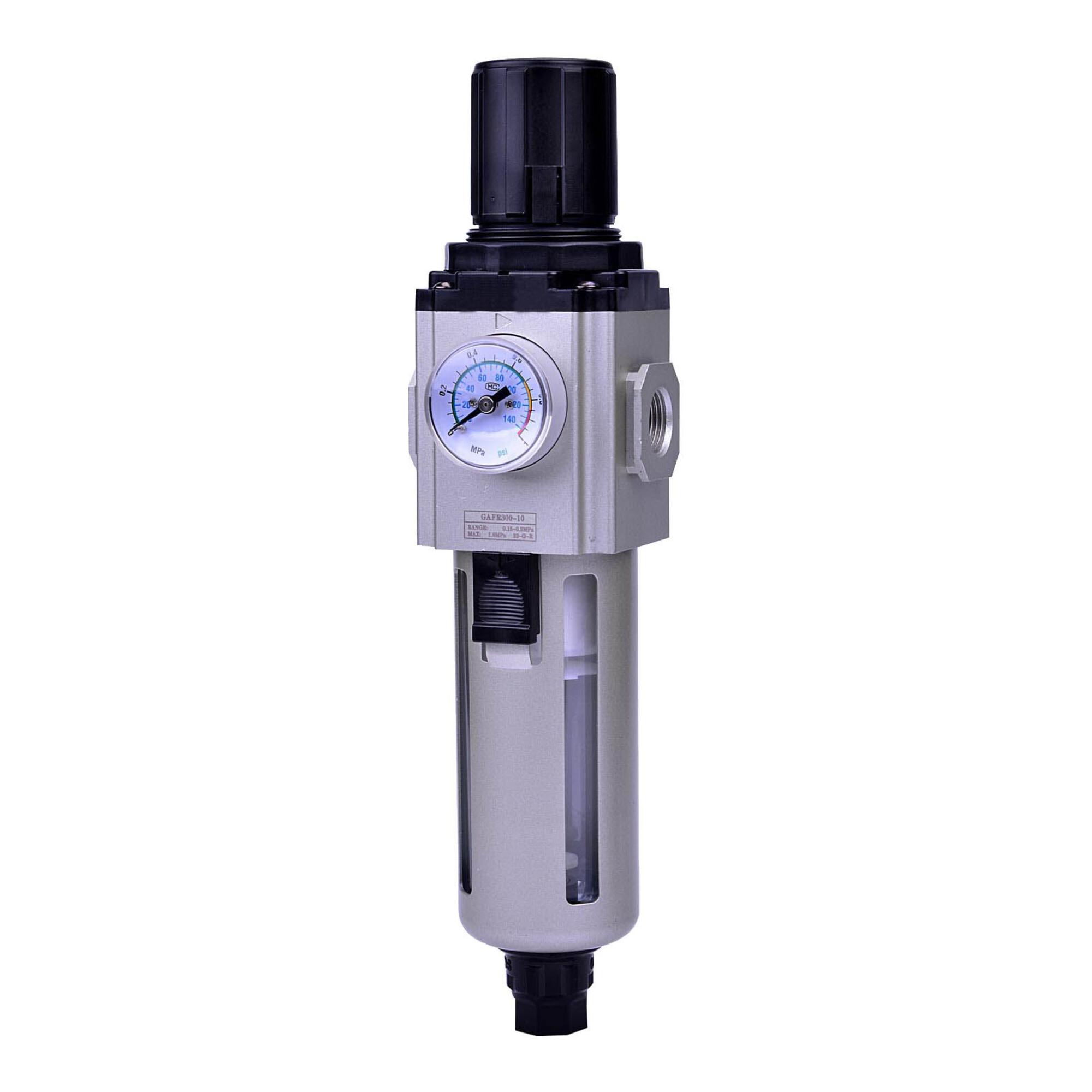 Riegler Filterregler »GA«, PC-Beh., 5 µm, BG 300, G 1/2, 1,5 - 9 bar, VA (GAC 13 A)