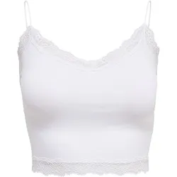 ONLVICKY LACE SEAMLESS CROPPED TOP Damen T-Shirt