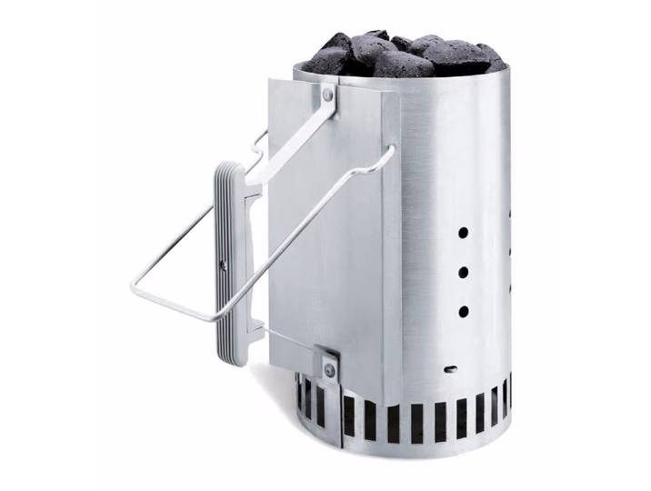 Weber RAPID-ANZüNDER – Weber Holzkohle/Briketts/Grill Anzünder – alu