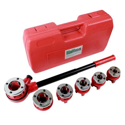 Baumarktplus Gewindeschneidkluppensatz Rohrgewindeschneidsatz Schneidkluppe 9-tlg. Satz für Rohre von 1/4" bis 1 1/4"