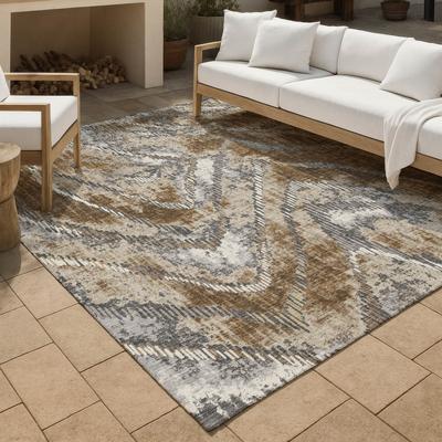 Addison Rugs Machine Washable Indoor/ Outdoor Global Hiram Chantille Rug