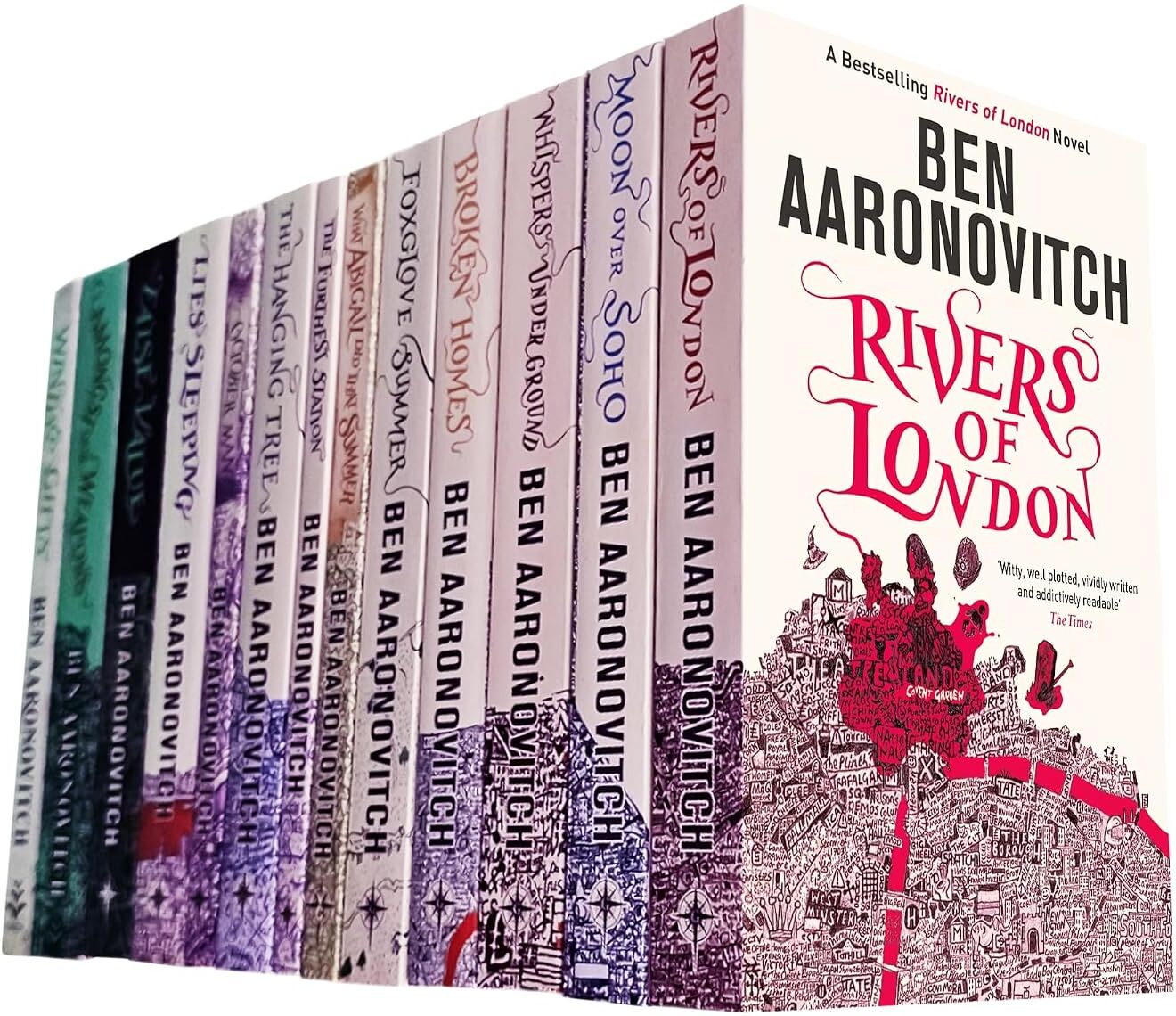 Orion The Complete Rivers of London Series by Ben Aaronovitch: Explore Magic, Mystery, and Adventure with Peter Grant Across 13 Books and Novellas Set in Lo