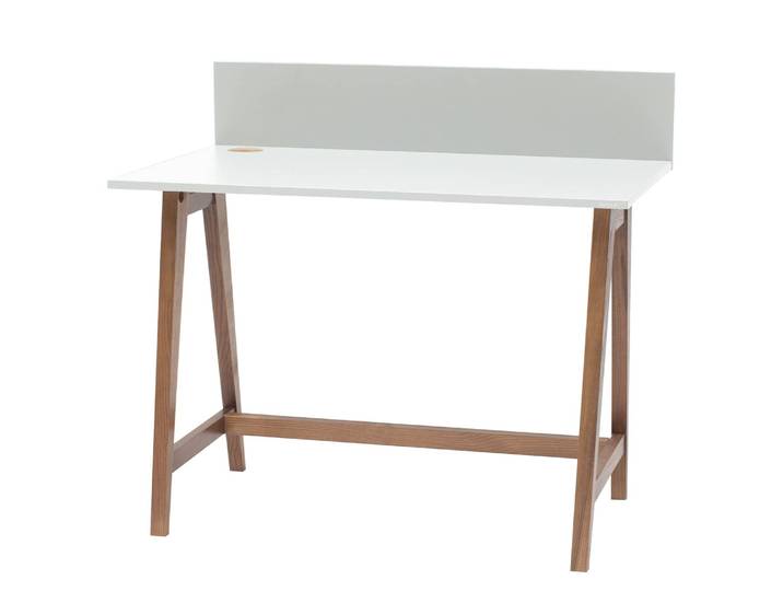 Bureau Ophelia 110cm Blanc/Blanc