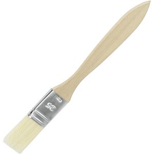 Metaltex Backpinsel 252304010, Borsten-Metallfixierung, natur, Naturborsten / Kunststoffborsten & Holzgriff, 20 x 2,5 cm