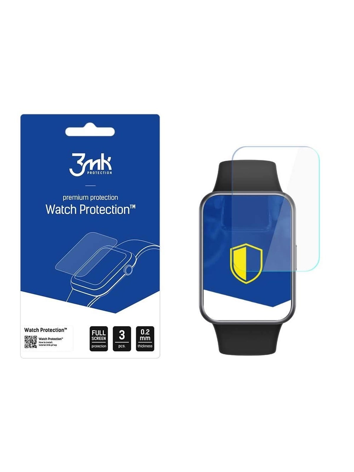 3mk Watch Protection v. ARC+ Protective Film - Huawei Watch Fit 2