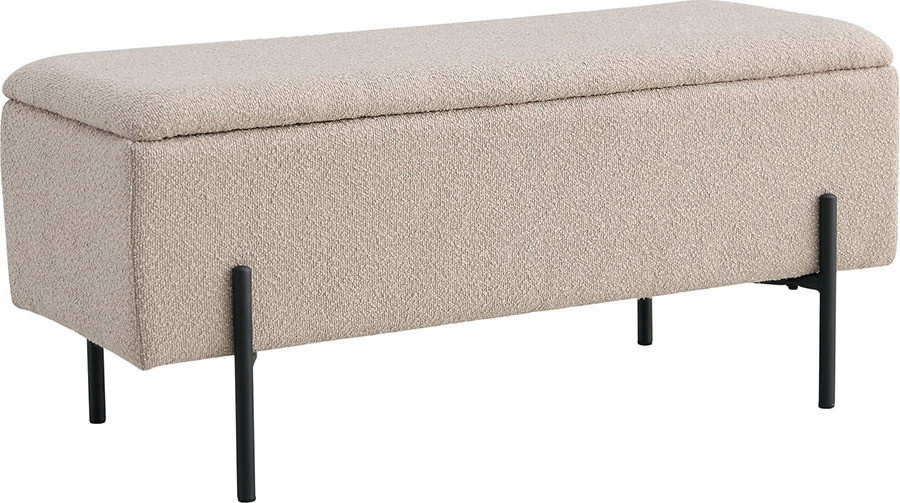 Zesso Bouclé Hocker voor volwassenen, beige