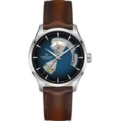 Hamilton Jazzmaster Open Heart Auto 40mm H32675540 - blau,braun - 40mm