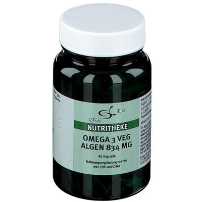 Omega-3 Vegan Algenöl 834 mg Kapseln 45 St