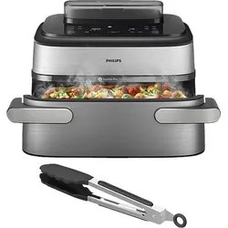 PHILIPS NA565/02 Steam Airfryer 5000 Series Megabasket 9.5L Kapazität Dampfgarer Heißluftfritteuse