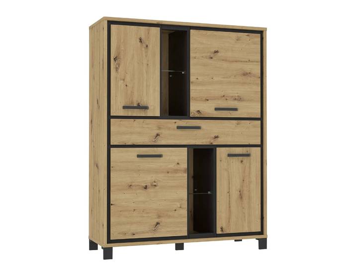 home24 Kast 120 x 161 x 42cm bruin