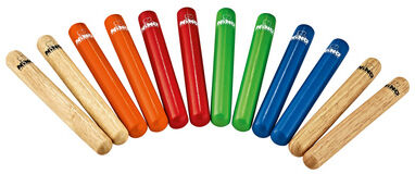 Nino Coloured Claves Set 6pc