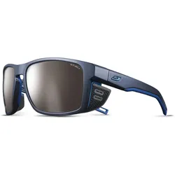 Julbo, Damen, Sportbrille, Shield M Alti Arc 4 (matt dunkelblau-blau, Schwarz), Blau