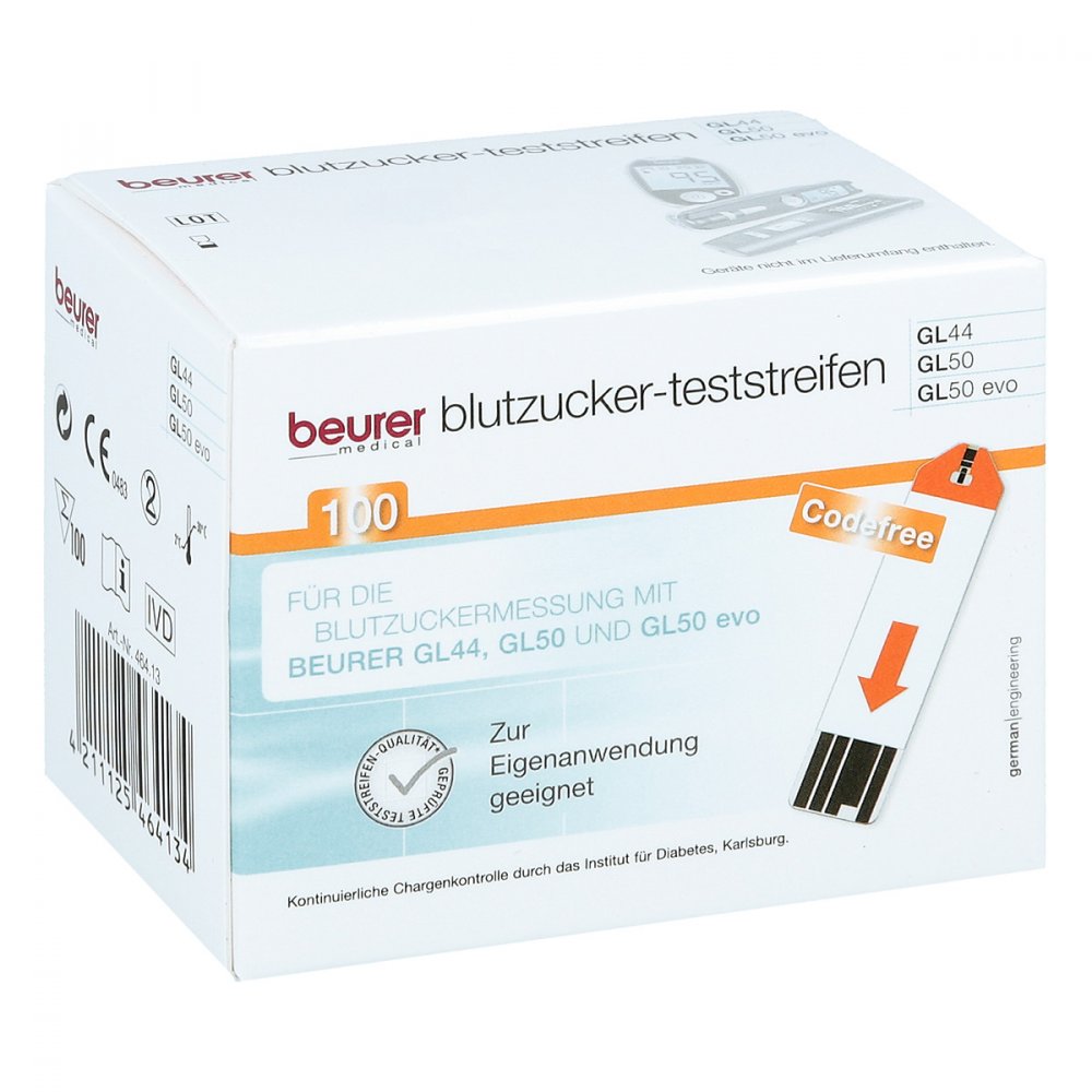 BEURER GmbH Beurer Gl44/gl50 Blutzucker-teststreifen 09929677