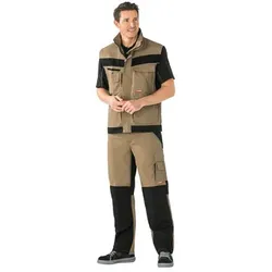 Arbeitsweste 2534 sand/schwarz, Größe M - schwarz - M