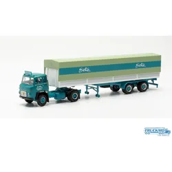 Modellbau Schwarz Modellbau Schwarz Setz Scania Vabis LB 76 Planen Sattelzug 87MBS026062