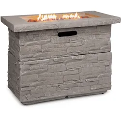 Anafi Gas-Feuerstelle 40.000BTU/13kW Abdeckung Edelstahlbrenner
