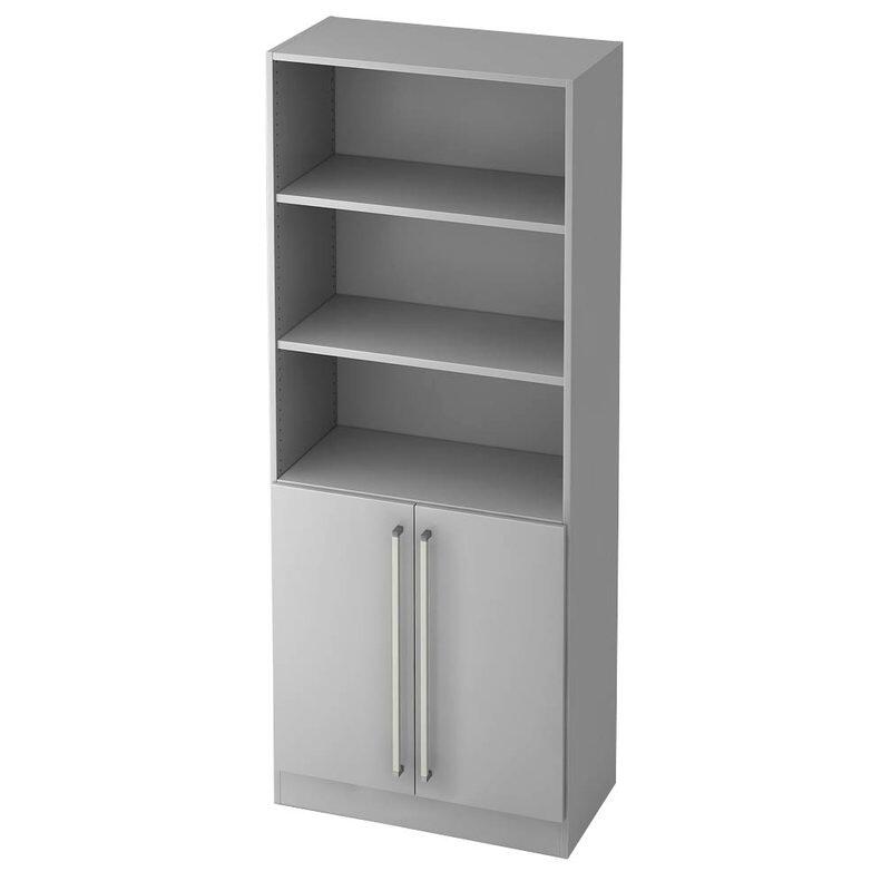 HAMMERBACHER Regalschrank 7700 CE lichtgrau V7700/5/5/CE