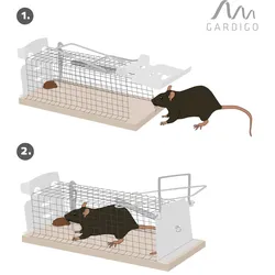 Ratten-Lebendfalle Käfig