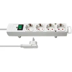 Brennenstuhl 1153120100 power extension 2 m 4 AC outlet(s) Indoor White