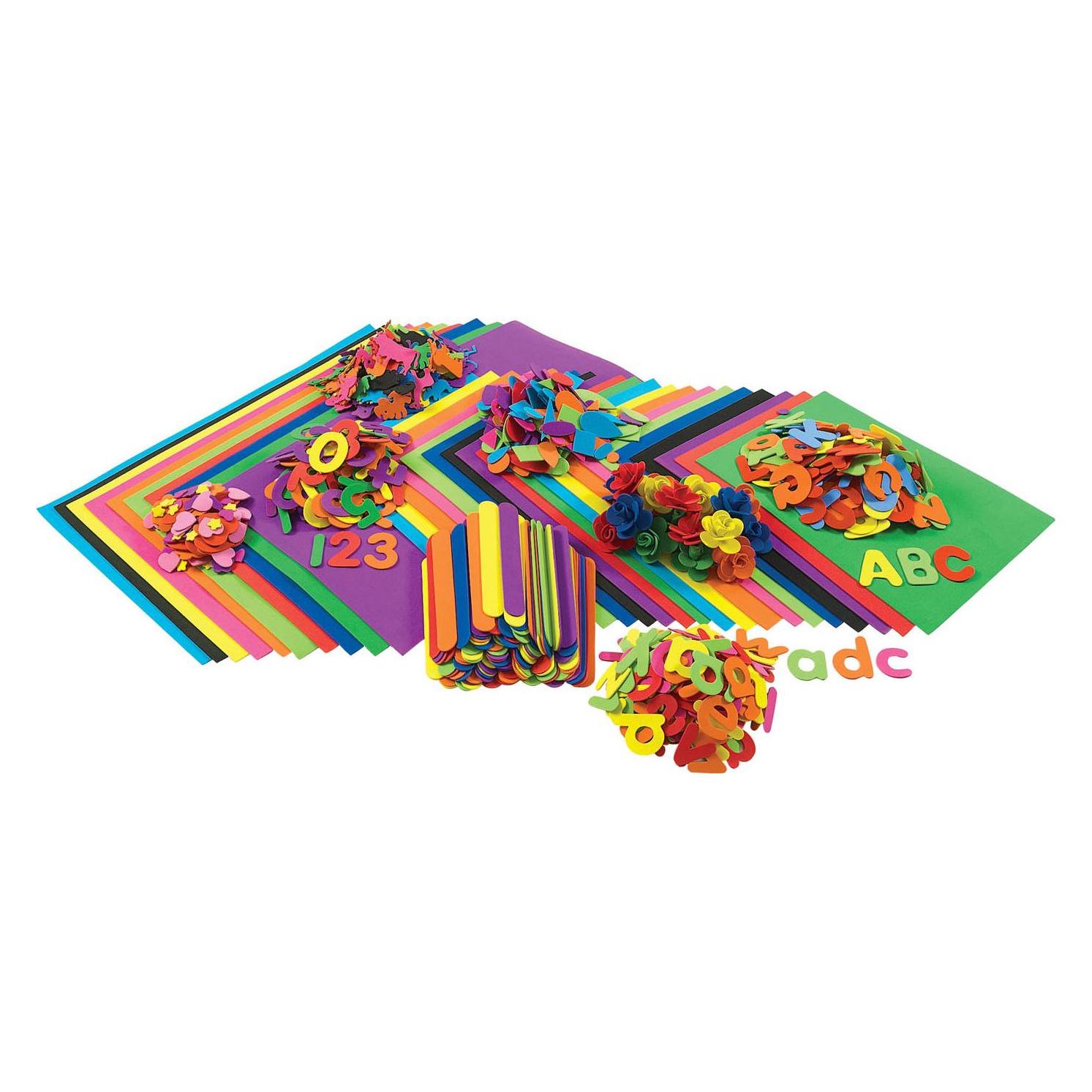 Colorations Schaumstoff-Bastelset für das Klassenzimmer, 914-tlg. (39294619)