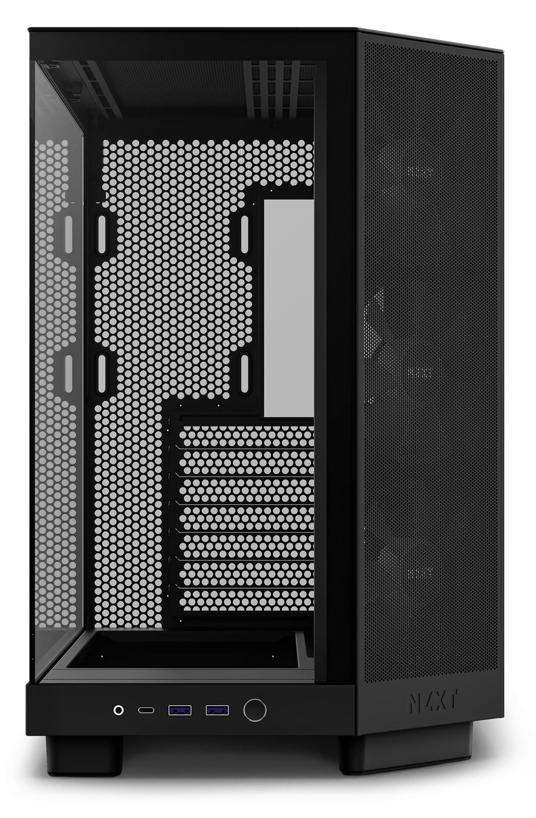 NZXT H6 Flow RGB computerbehuizing, zwart, gehard glas