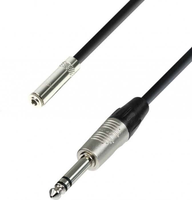 Adam Hall Cables K4 Byv 0600 Kopfhörerverlängerung 3,5 Mm Klinkenbuchse St